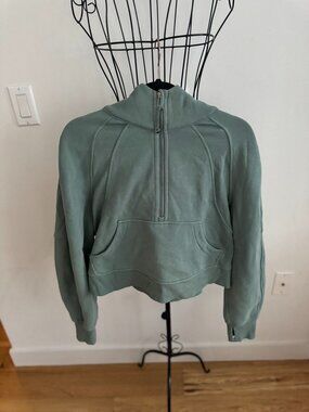 Lululemon Scuba Oversized Half-Zip Hoodie Tidewater Teal